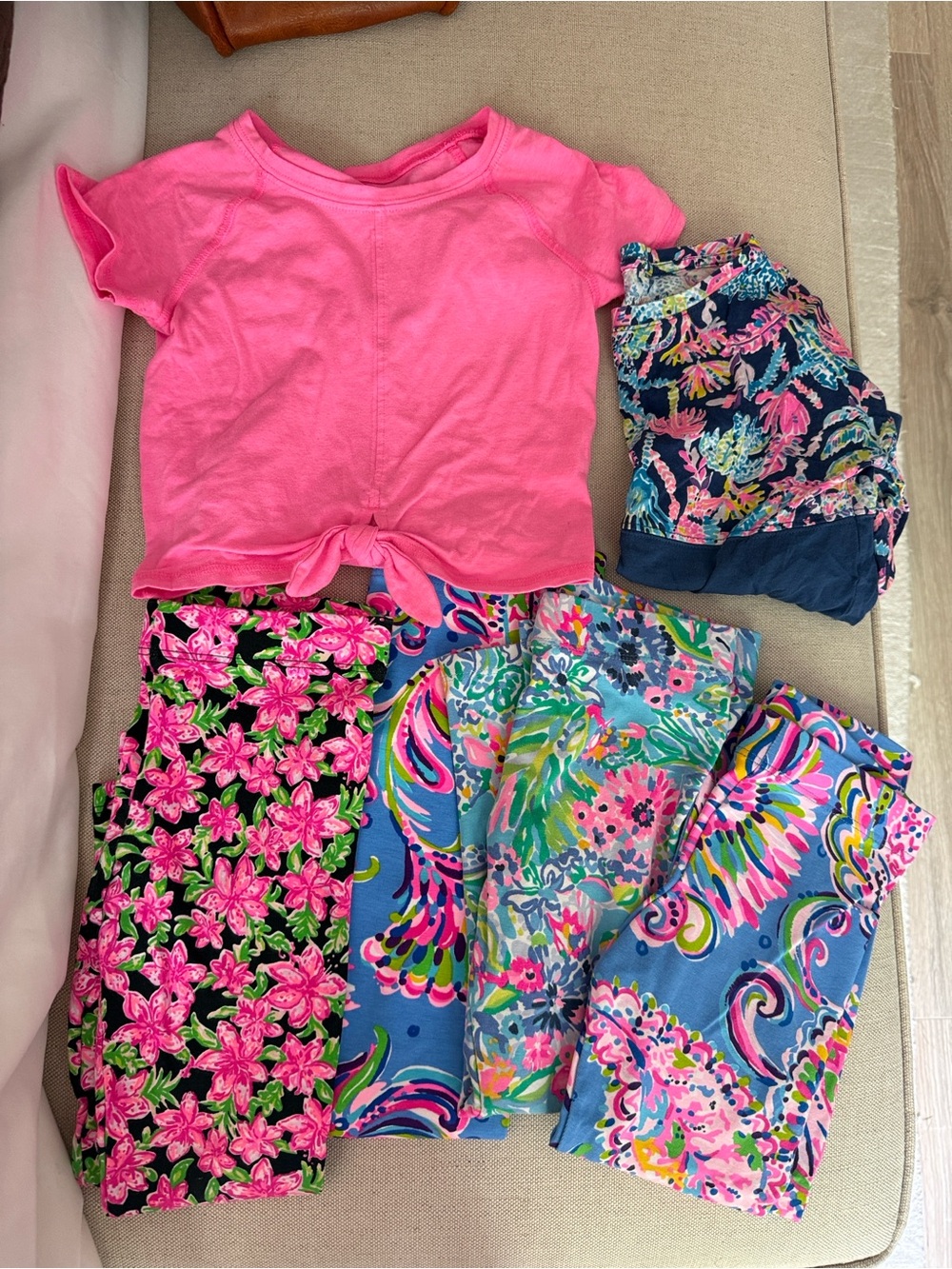 Lilly Pulitzer Kids Bottoms Leggings - Pink, Blue, Green, Navy